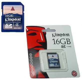  Kingston SDHC 16GB Class 4